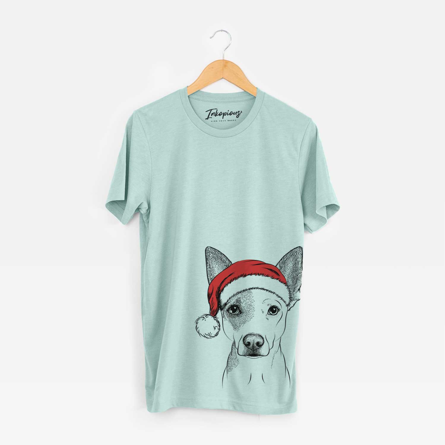 Santa Roo the Mixed Breed - Unisex Crewneck