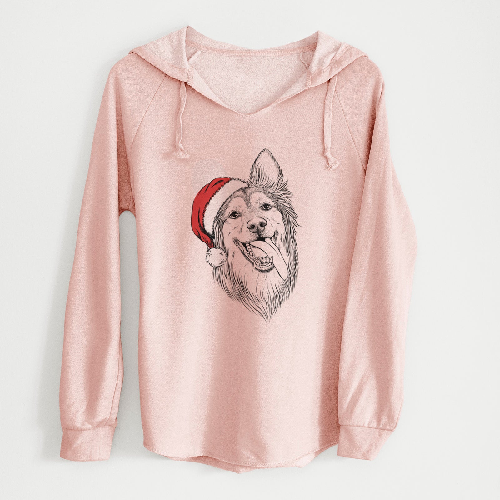 Santa Rosalie the German Shepherd Mix - Cali Wave Hooded Sweatshirt