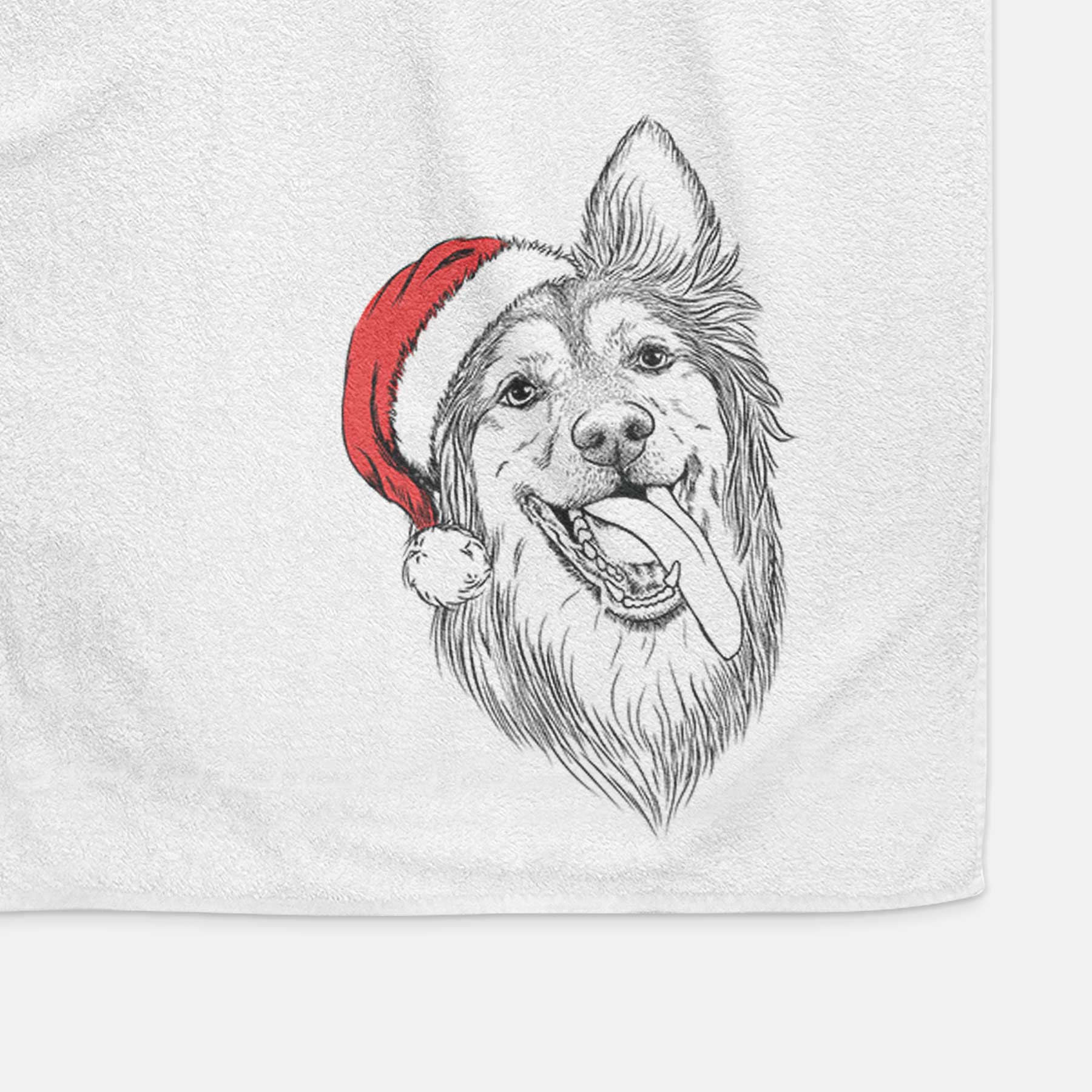 Rosalie the German Shepherd Mix Decorative Hand Towel