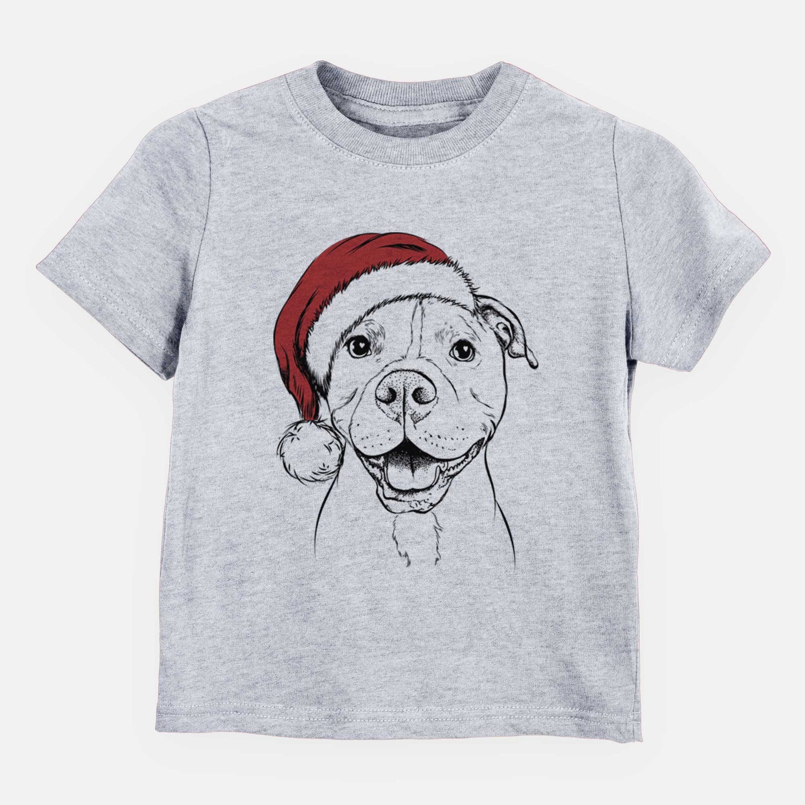 Santa Roscoe the Pitbull - Kids/Youth/Toddler Shirt