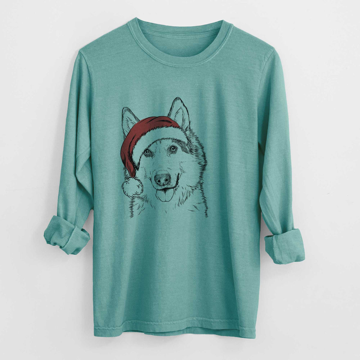 Santa Roshi the Mixed Breed - Heavyweight 100% Cotton Long Sleeve