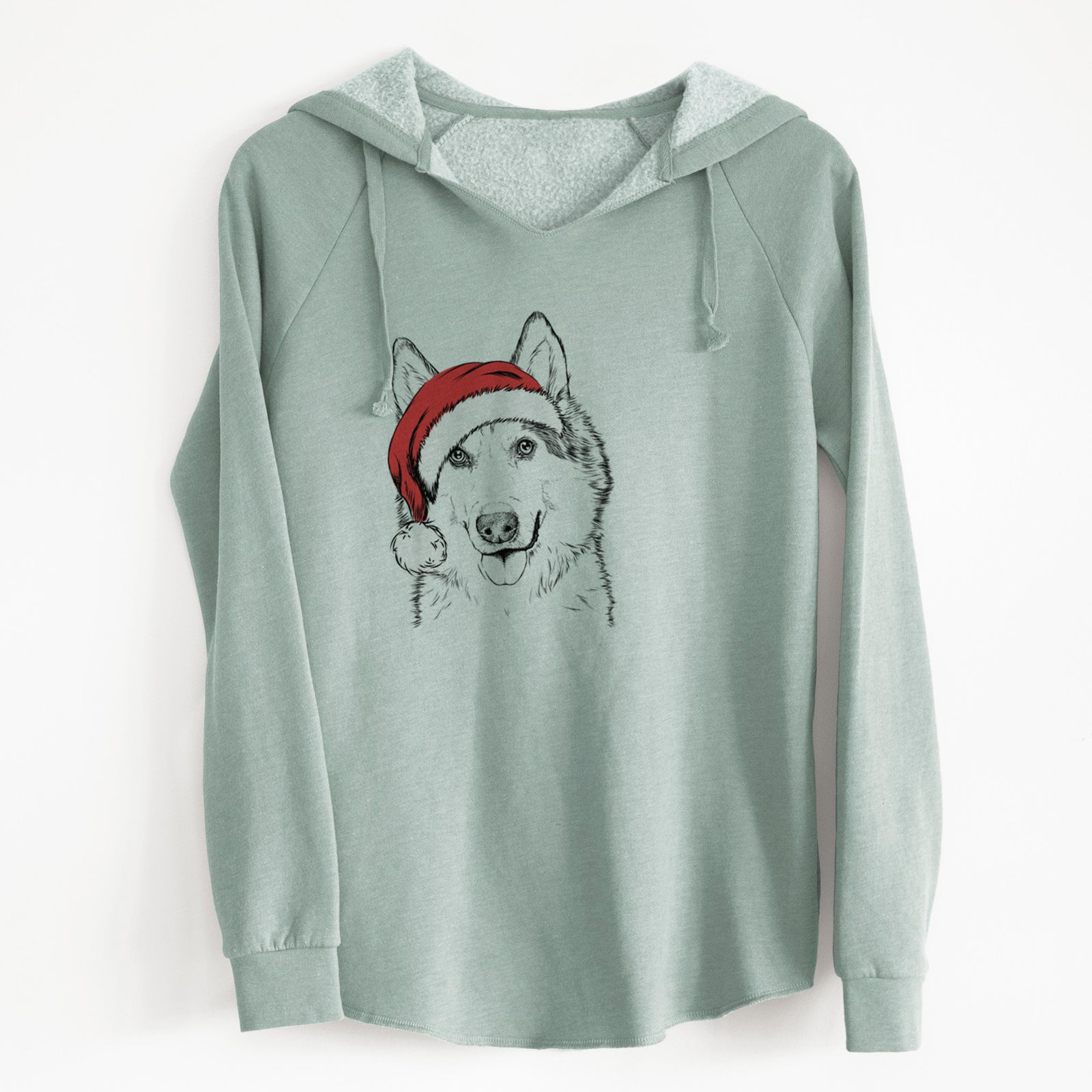 Santa Roshi the Mixed Breed - Cali Wave Hooded Sweatshirt