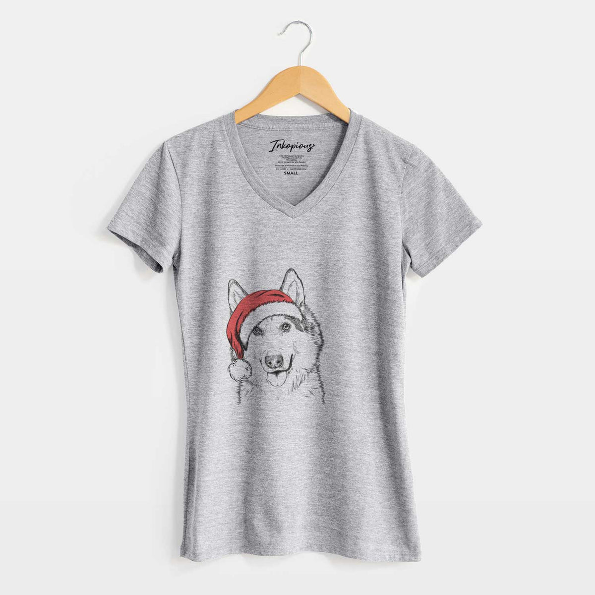 Santa Roshi the Mixed Breed - Women's V-neck Shirt