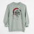 Santa Rosie the Pug - Unisex Pigment Dyed Crew Sweatshirt