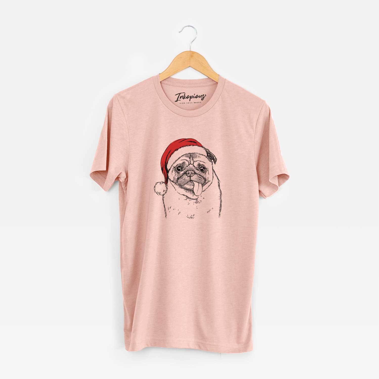 Santa Rosie the Pug - Unisex Crewneck