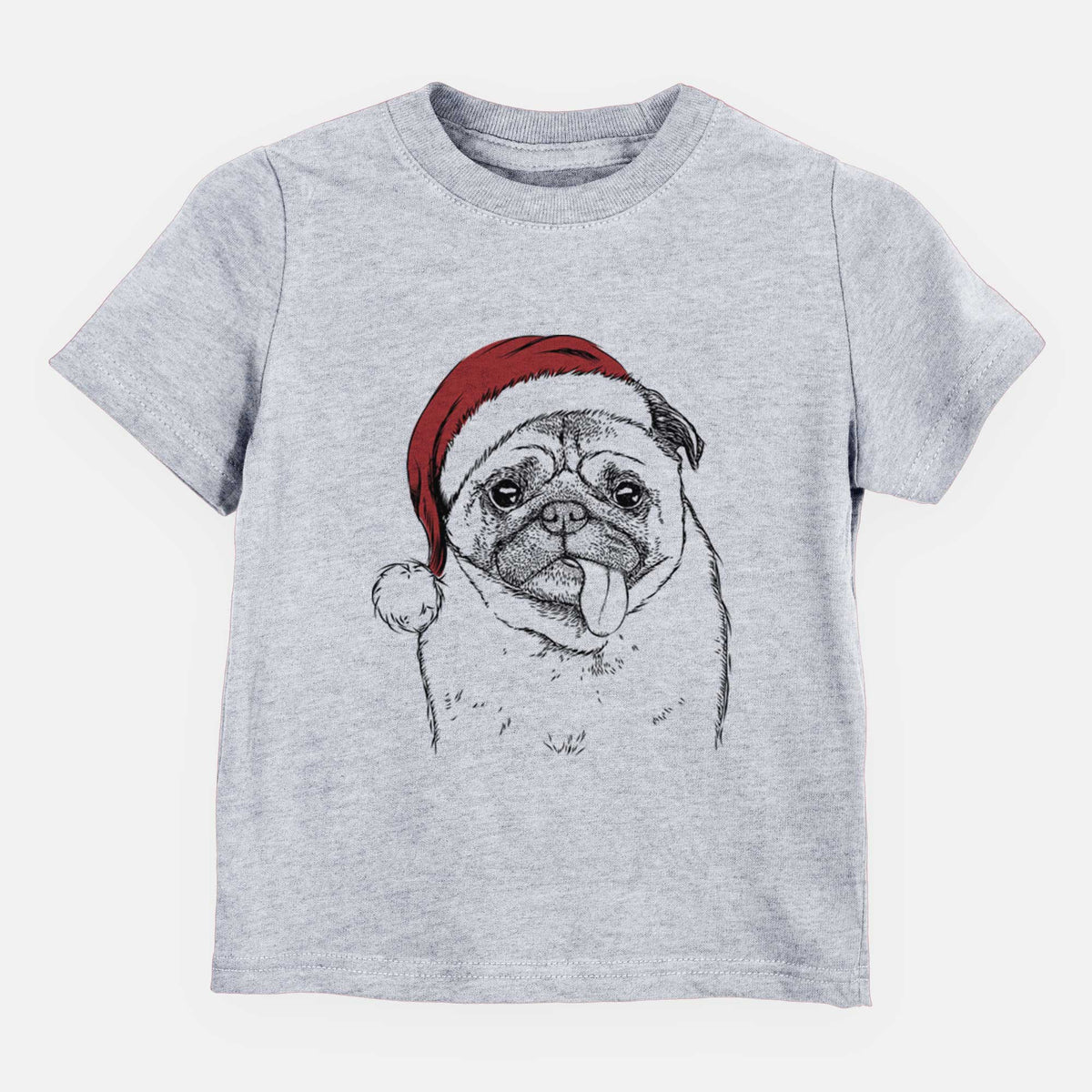 Santa Rosie the Pug - Kids/Youth/Toddler Shirt