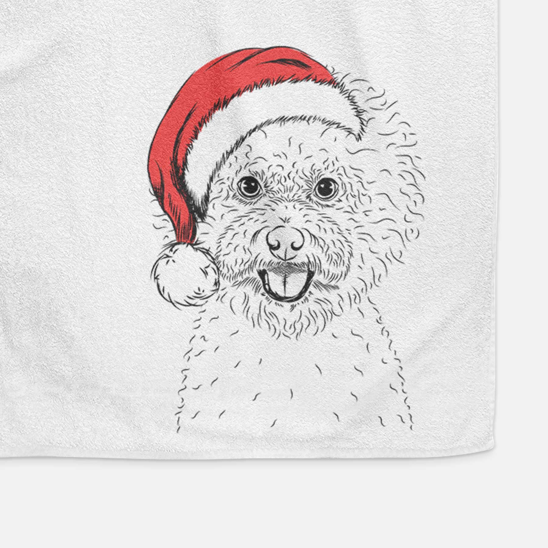 Ross the Bichon Frise Decorative Hand Towel