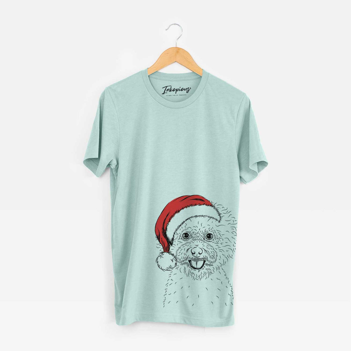 Santa Ross the Bichon Frise - Unisex Crewneck