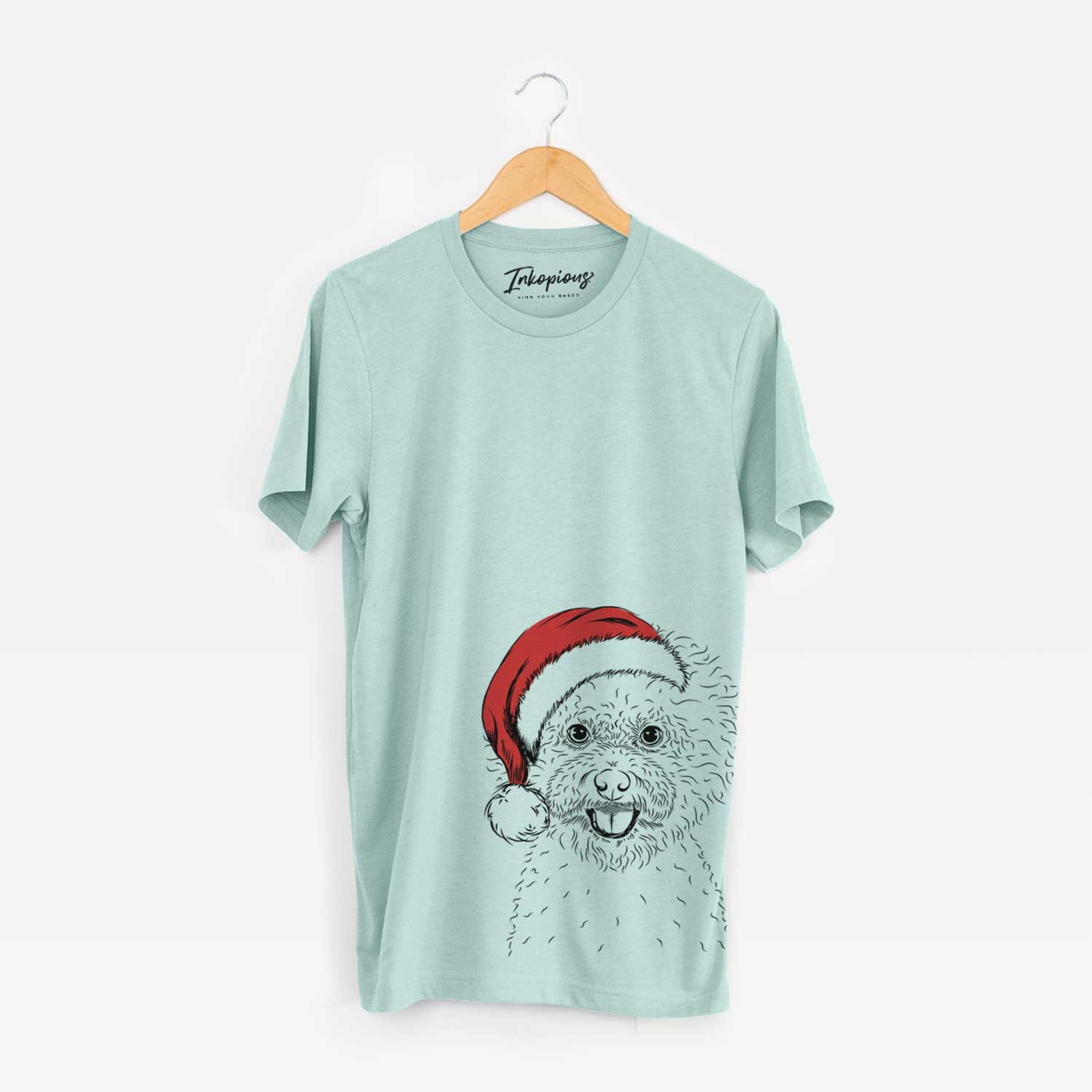 Santa Ross the Bichon Frise - Unisex Crewneck