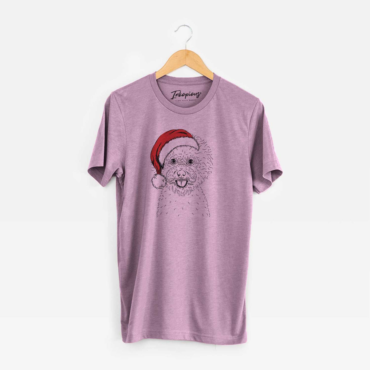 Santa Ross the Bichon Frise - Unisex Crewneck
