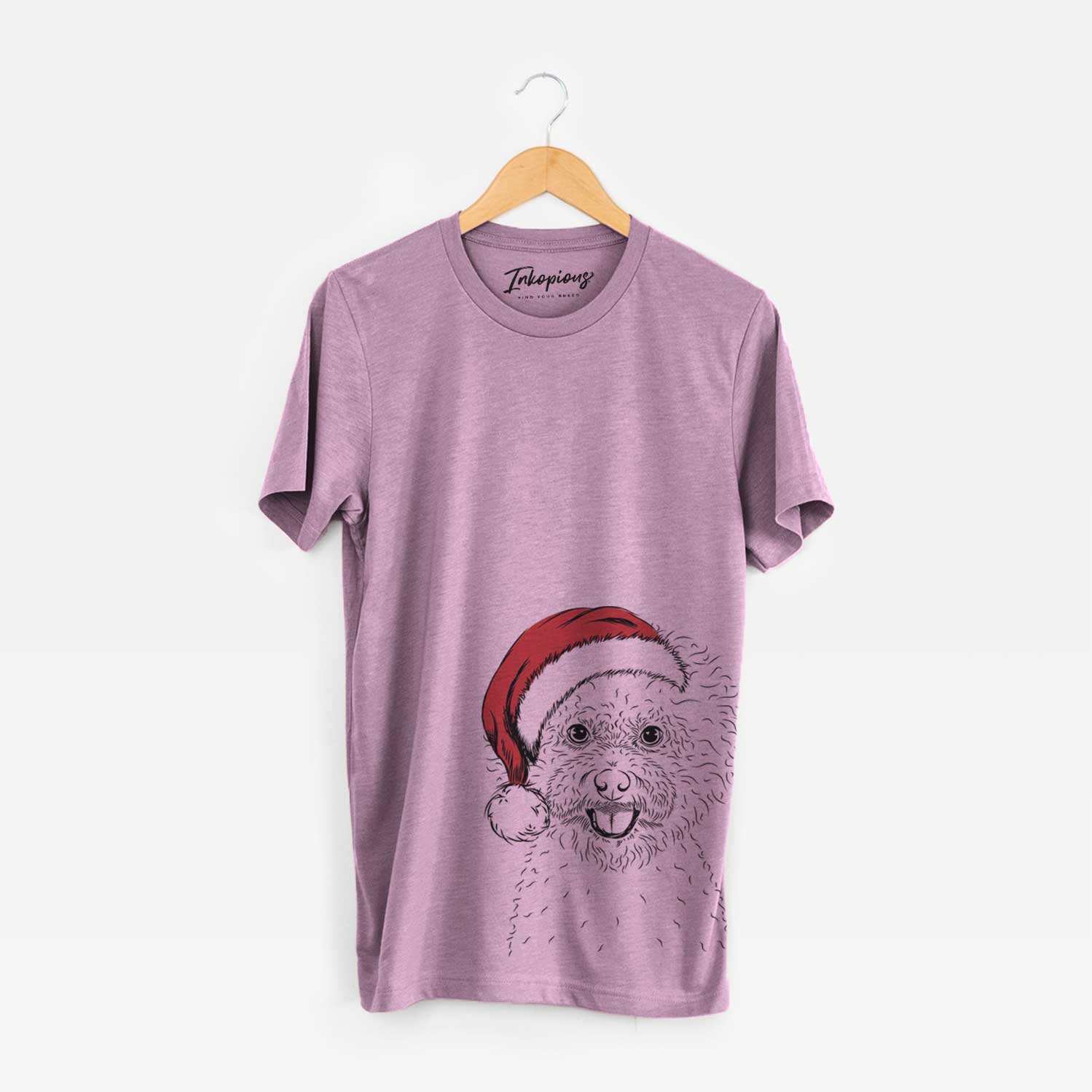 Santa Ross the Bichon Frise - Unisex Crewneck