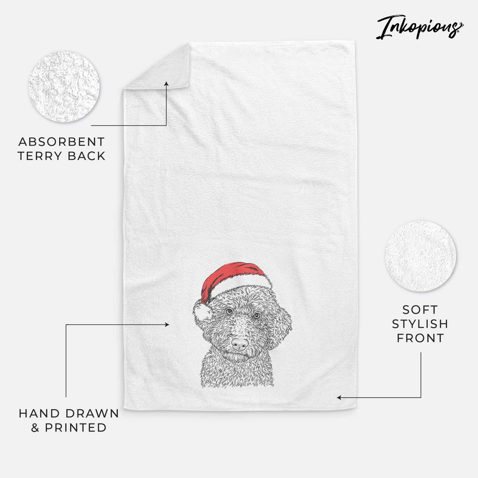 Ross the Lagotto Romagnolo Decorative Hand Towel