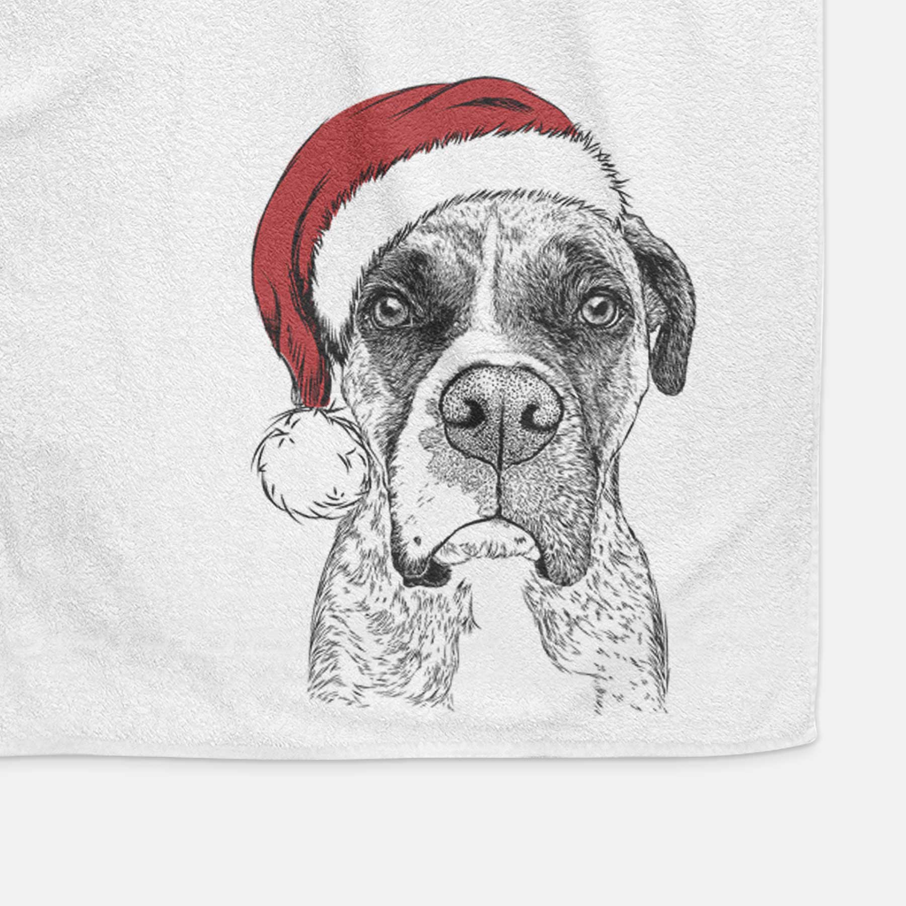 Rowdy Rex the Boxer Decorative Hand Towel