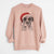 Santa Rowdy Rex the Boxer - Unisex Pigment Dyed Crew Sweatshirt