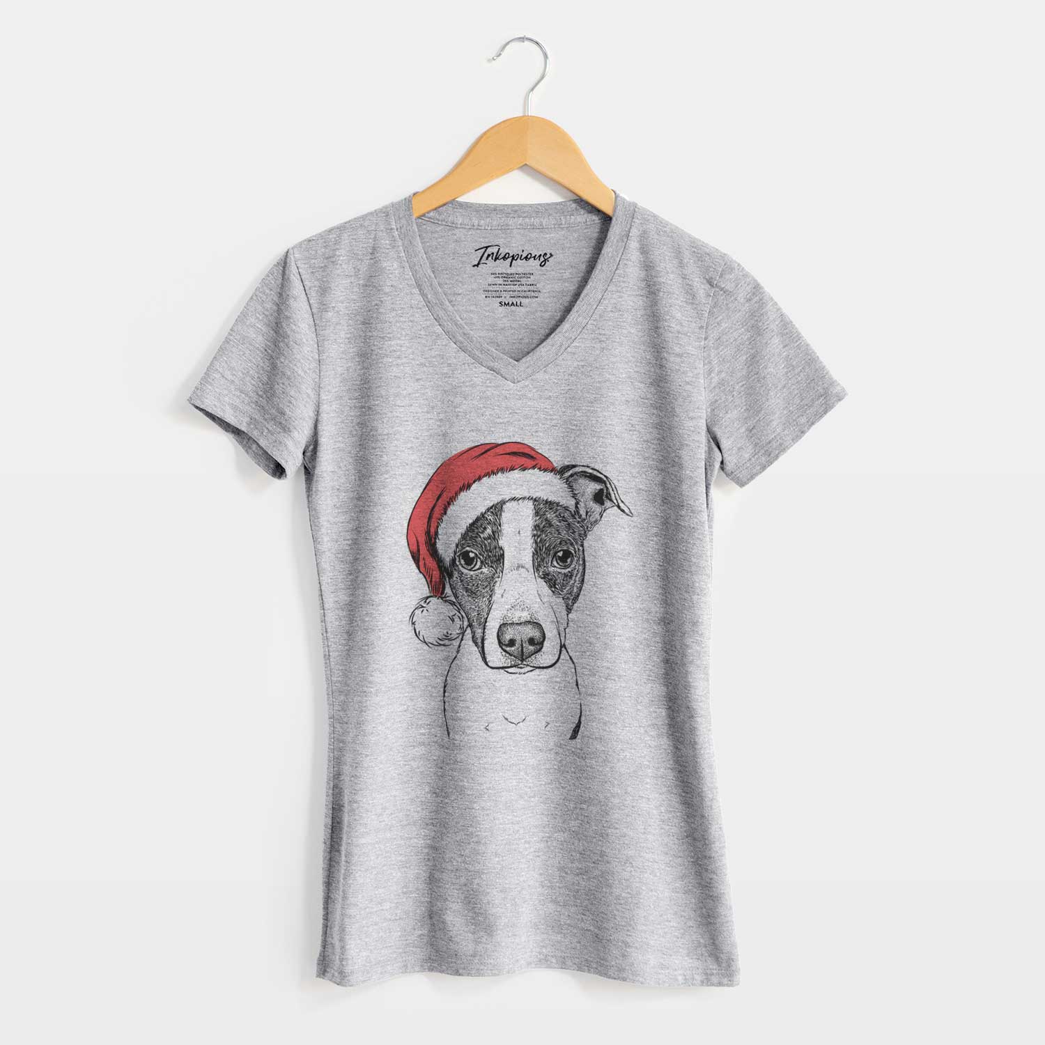 Santa Roxy the Bo Jack - Women's V-neck Shirt