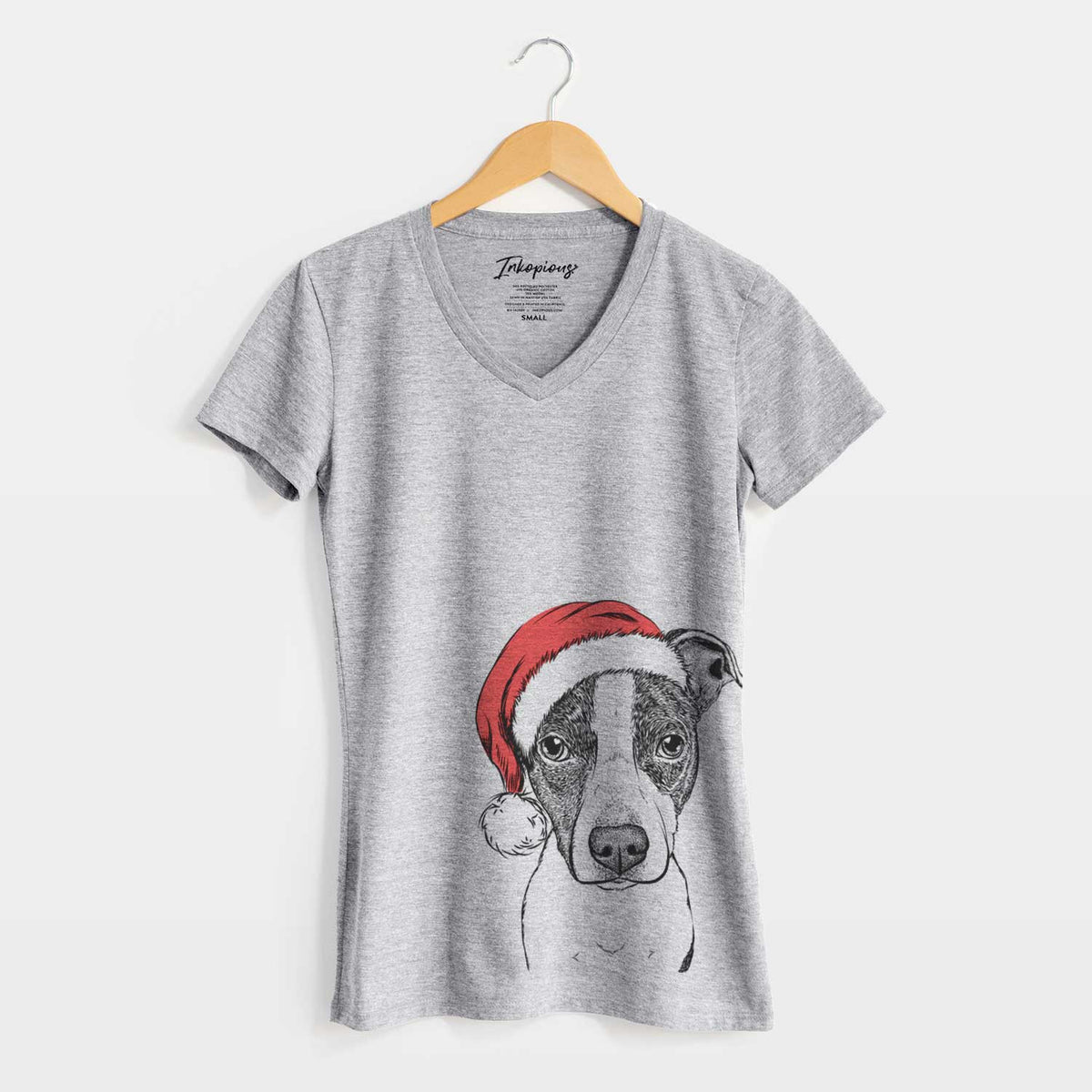 Santa Roxy the Bo Jack - Women's V-neck Shirt