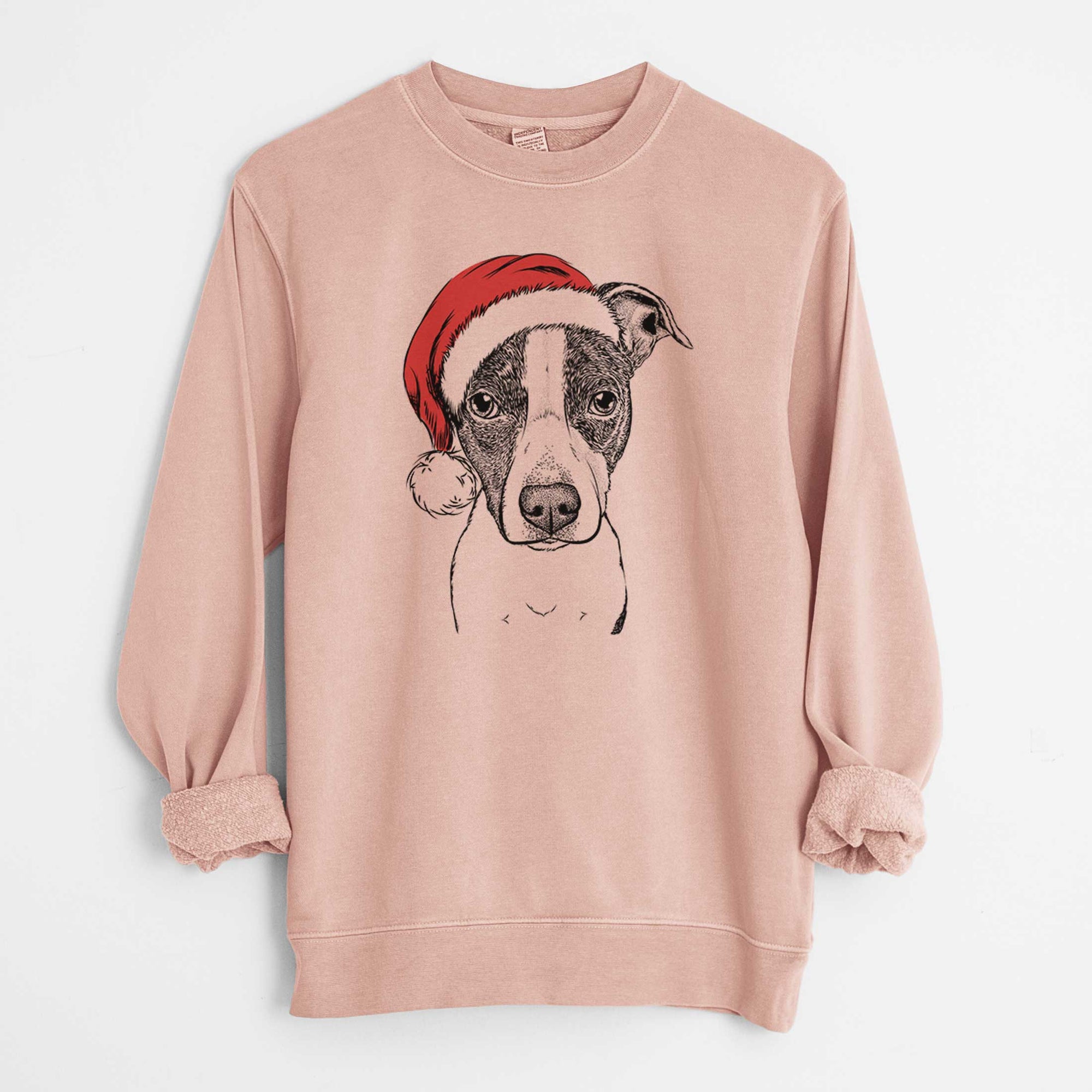 Santa Roxy the Bo Jack - Unisex Pigment Dyed Crew Sweatshirt