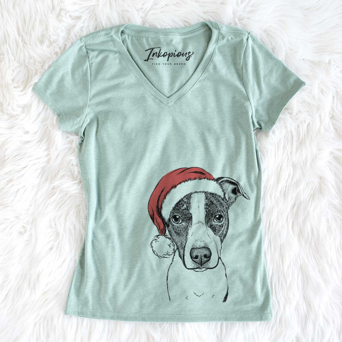 Santa Roxy the Bo Jack - Women&#39;s V-neck Shirt