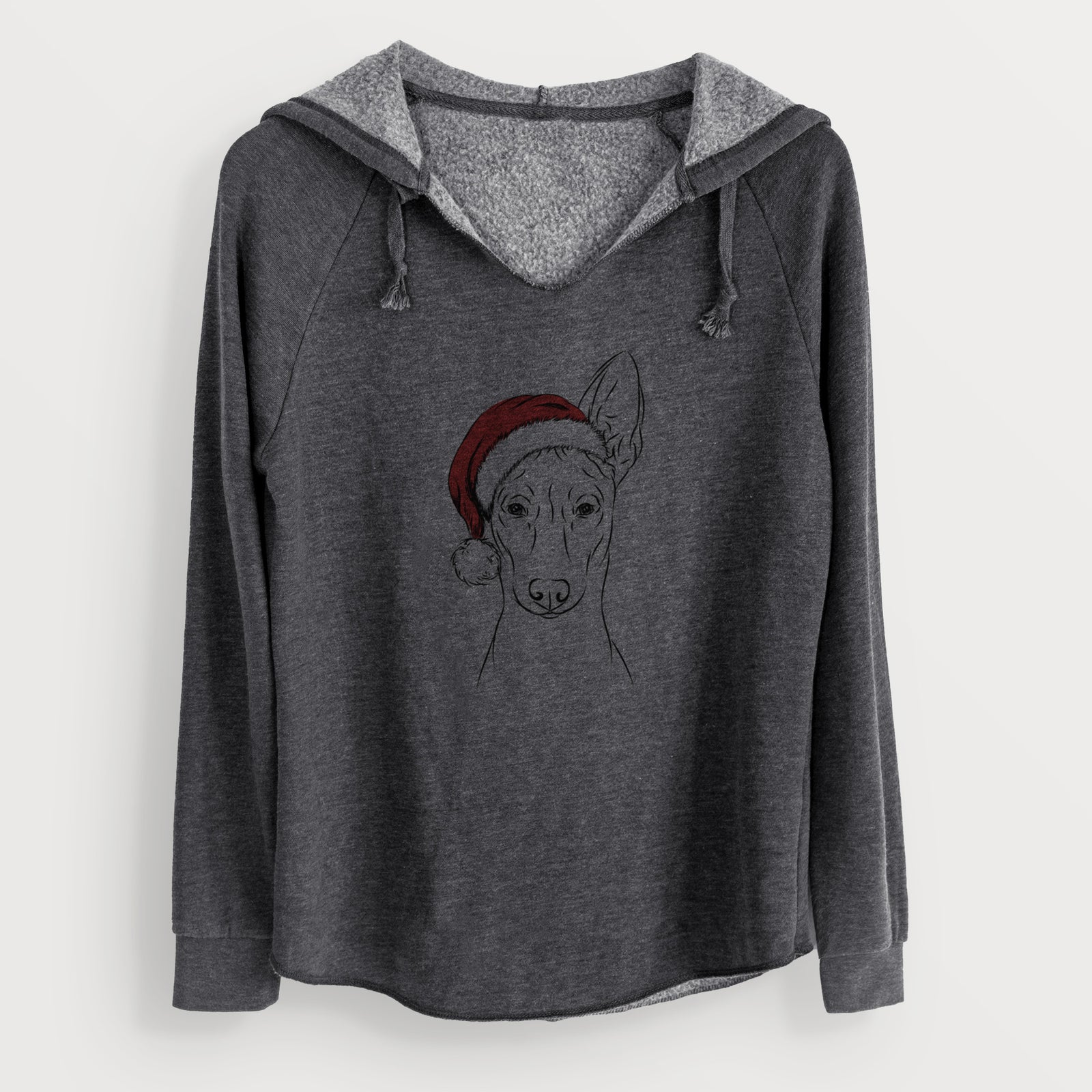 Santa Ruadh the Pharaoh Hound - Cali Wave Hooded Sweatshirt