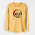 Santa Ruby the Pug - Heavyweight 100% Cotton Long Sleeve