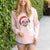 Santa Ruby the Pug - Cali Wave Hooded Sweatshirt