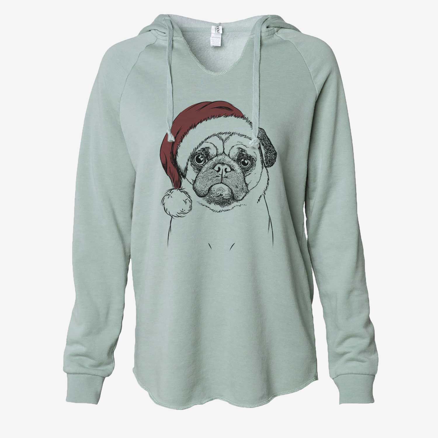 Ruby the Pug - Cali Wave Hooded Sweatshirt