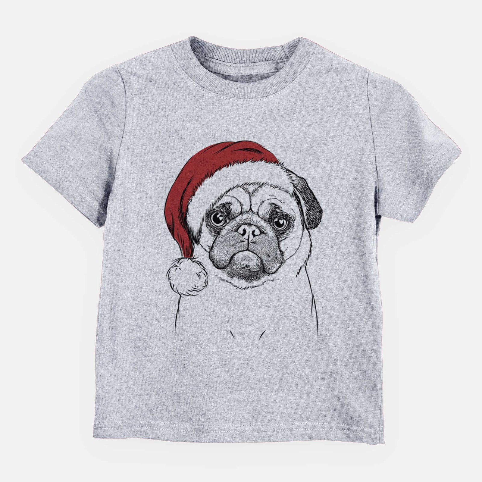 Santa Ruby the Pug - Kids/Youth/Toddler Shirt