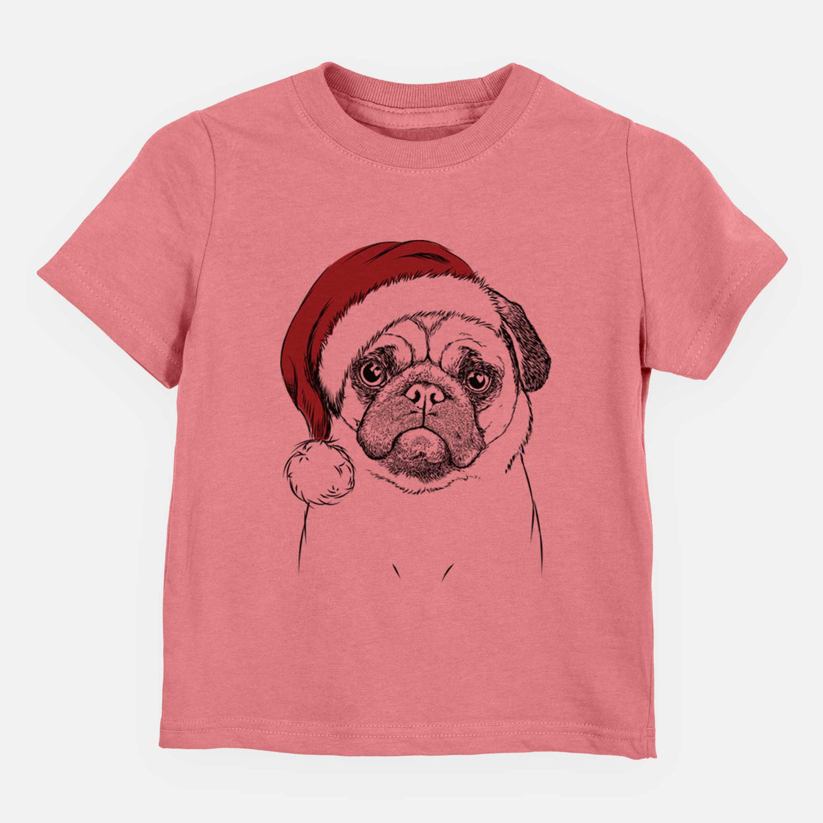 Santa Ruby the Pug - Kids/Youth/Toddler Shirt