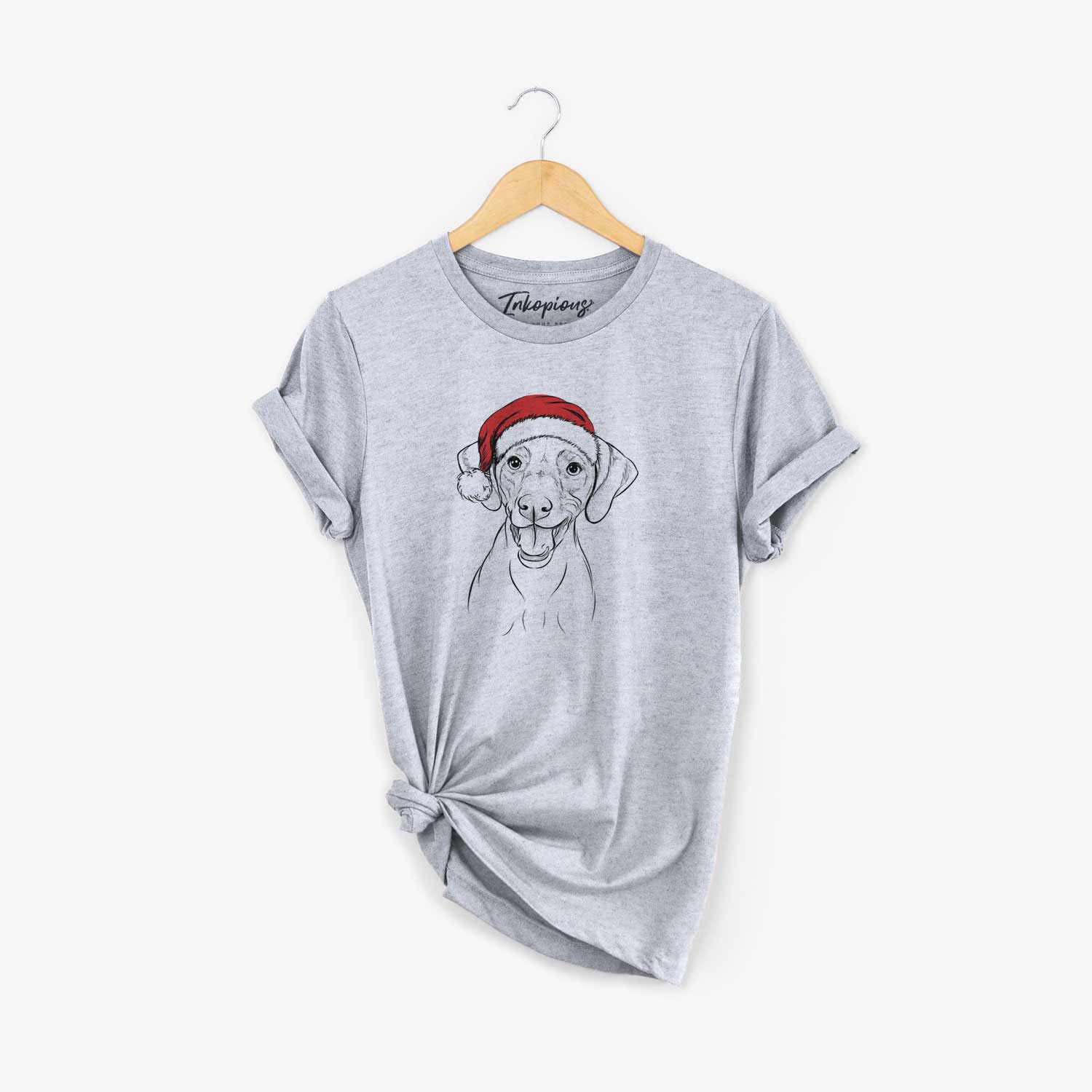 Santa Ruby the Vizsla - Unisex Crewneck