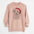 Santa Rudy the Schnoodle - Unisex Pigment Dyed Crew Sweatshirt