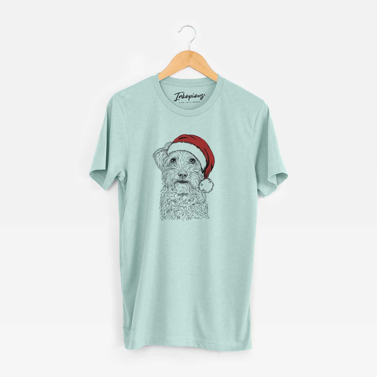 Santa Rudy the Schnoodle - Unisex Crewneck