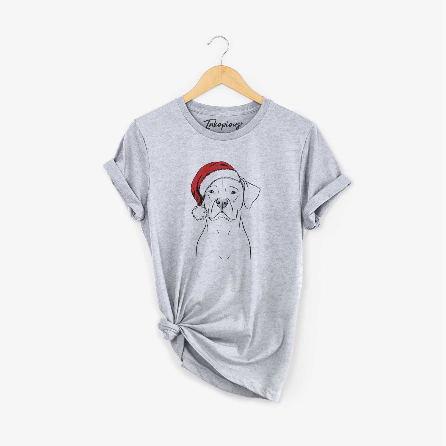 Santa Rufio the Dogo Argentino - Unisex Crewneck