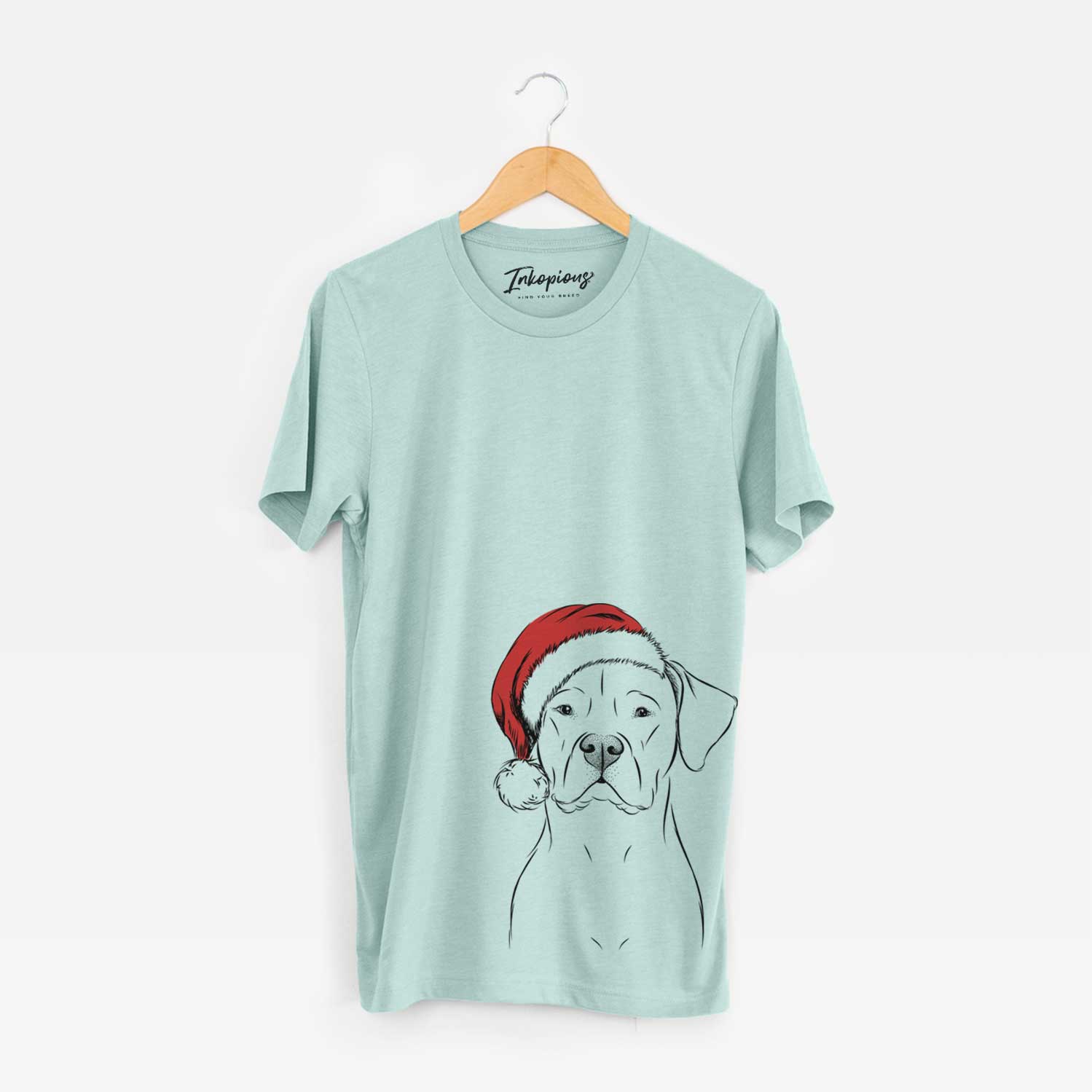 Santa Rufio the Dogo Argentino - Unisex Crewneck