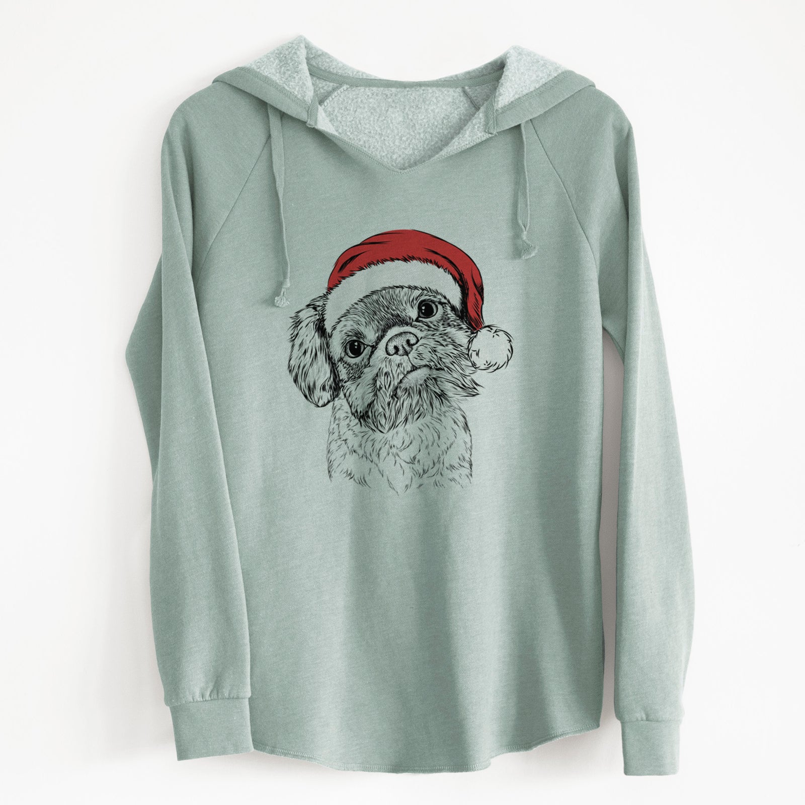 Santa Rufus the Shiffon - Cali Wave Hooded Sweatshirt