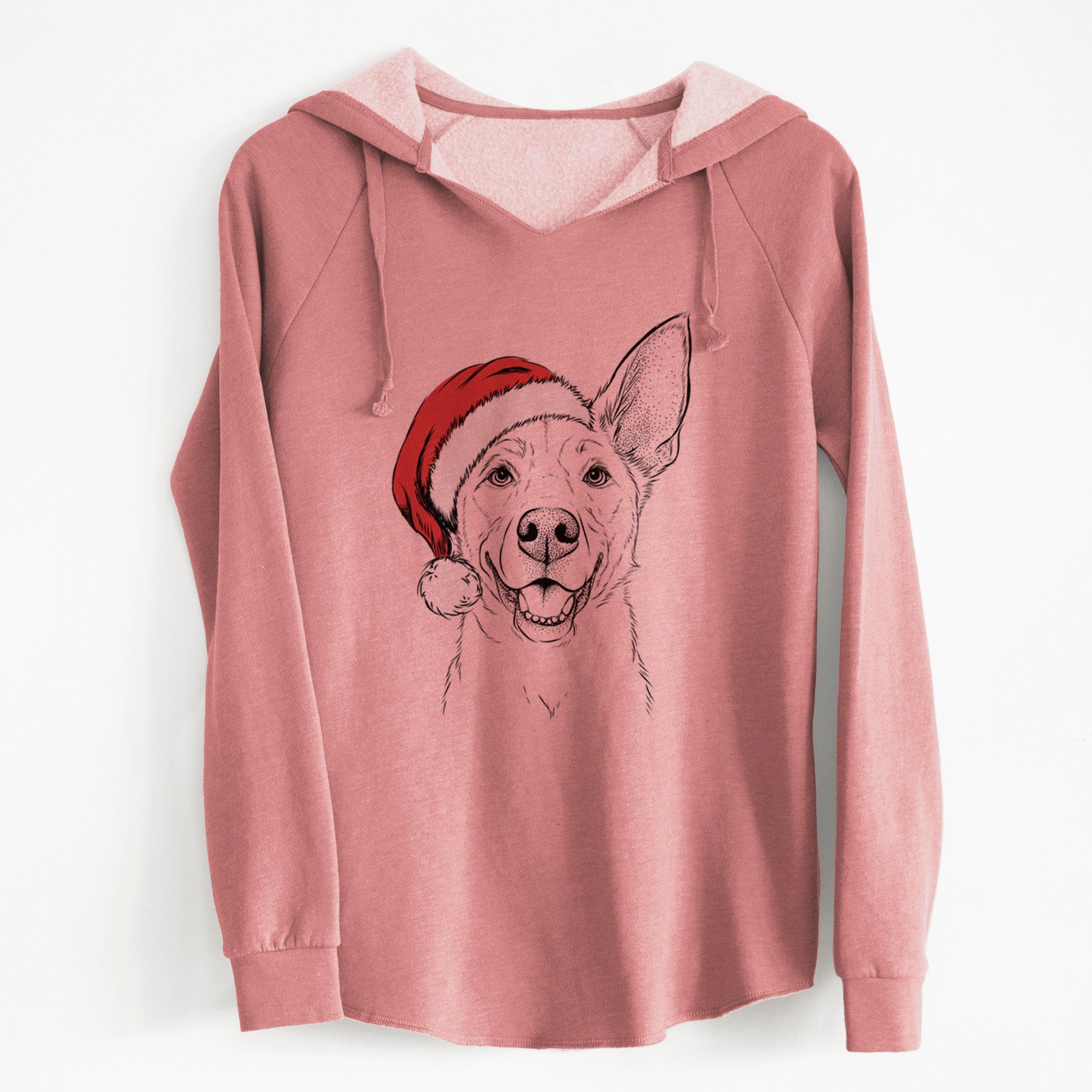 Santa Rumley the Kelpie Mix - Cali Wave Hooded Sweatshirt