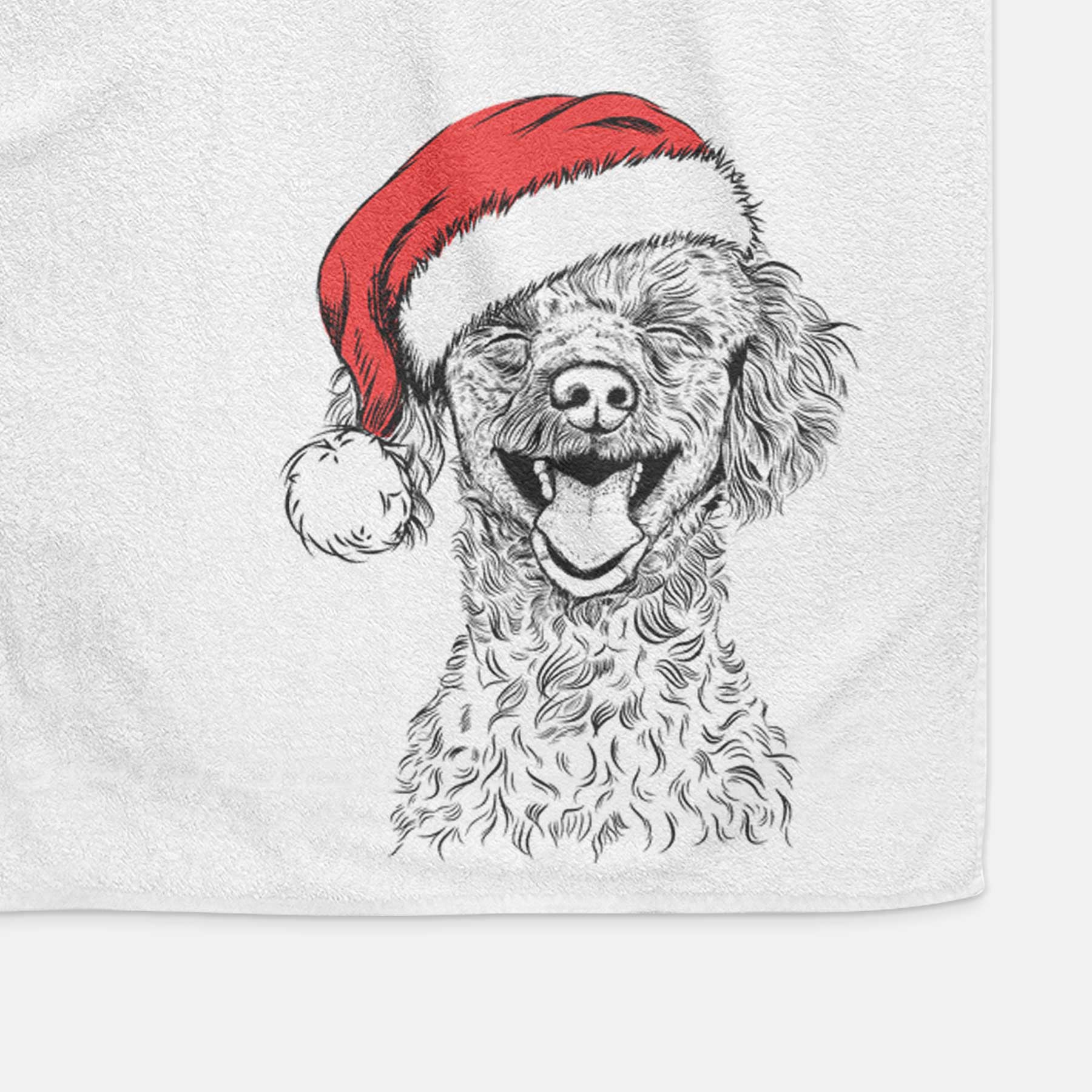 Rusty the Toy Poodle Decorative Hand Towel