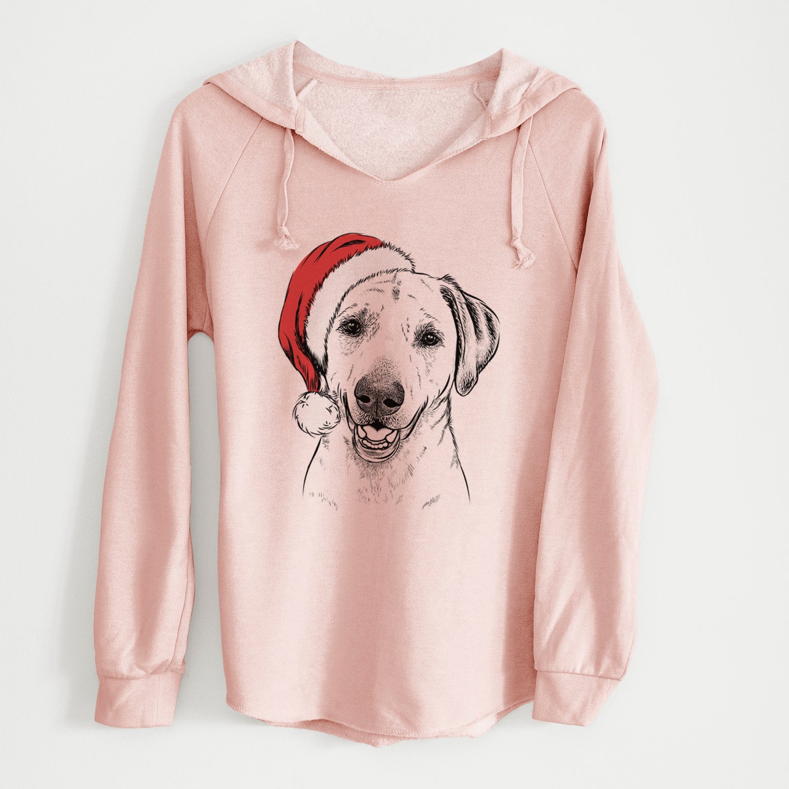 Santa Rusty the Labrador Retriever - Cali Wave Hooded Sweatshirt