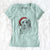 Santa Rutger the Nederlandse Kooikerhondje - Women's V-neck Shirt