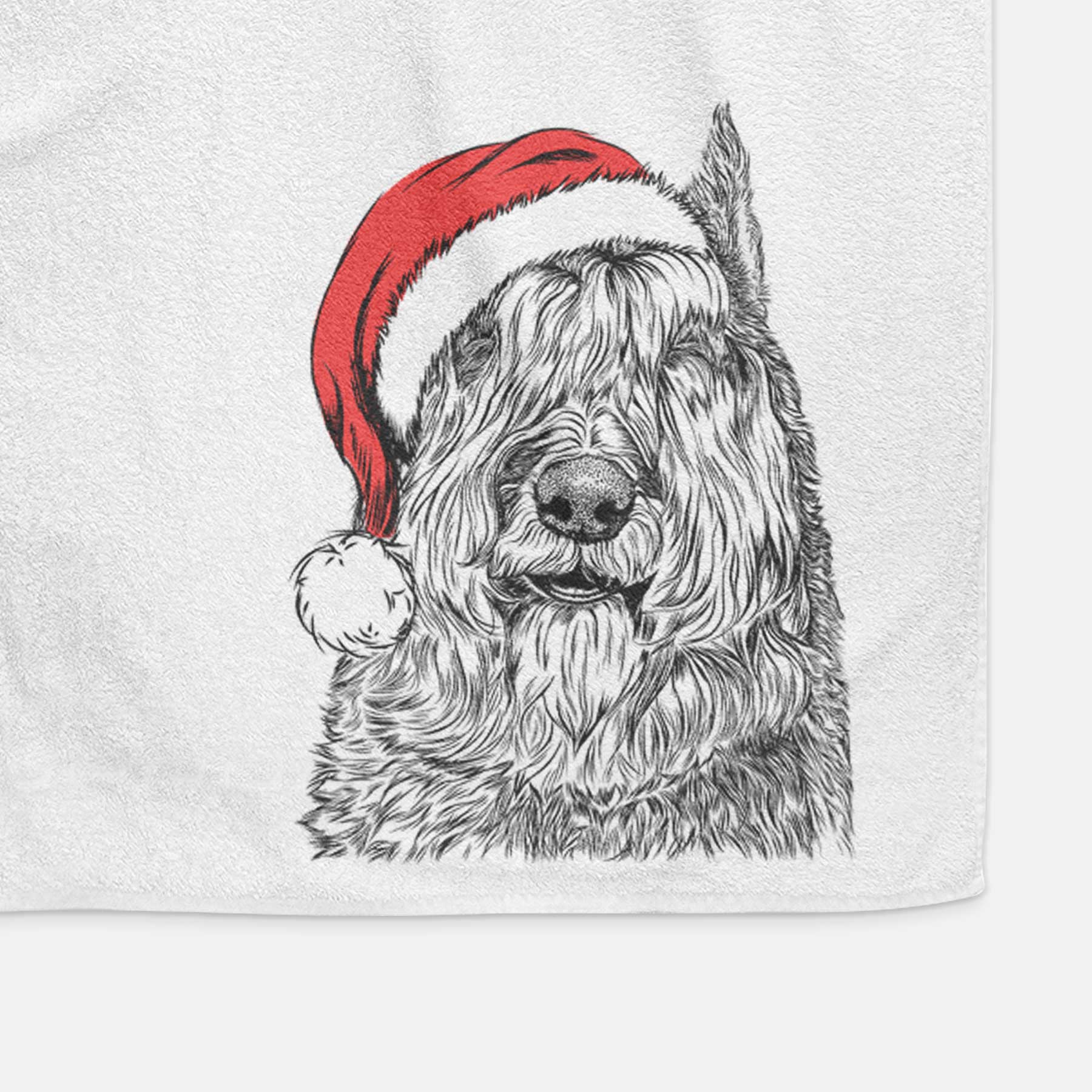 Sabre the Bouvier Des Flandres Decorative Hand Towel