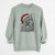 Santa Sabre the Bouvier Des Flandres - Unisex Pigment Dyed Crew Sweatshirt