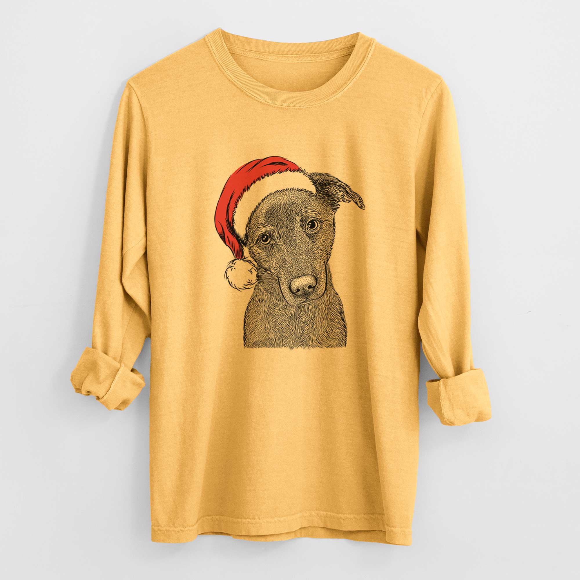 Santa Sadie the Whipador - Heavyweight 100% Cotton Long Sleeve