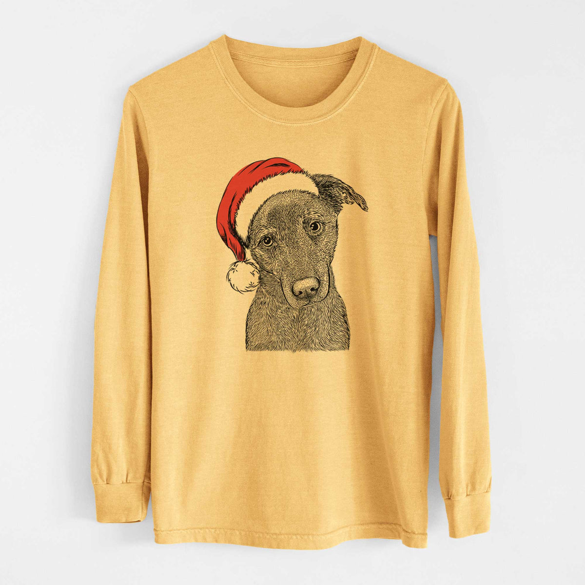 Santa Sadie the Whipador - Heavyweight 100% Cotton Long Sleeve