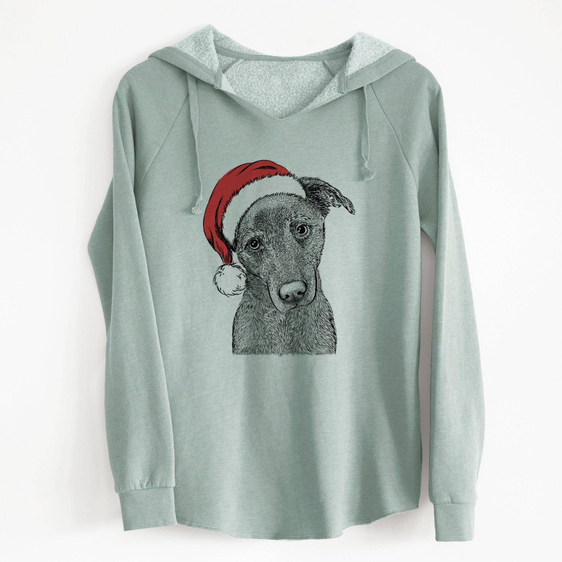 Santa Sadie the Whipador - Cali Wave Hooded Sweatshirt