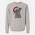 Santa Sadie the Whipador - Unisex Pigment Dyed Crew Sweatshirt