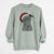 Santa Sadie the Whipador - Unisex Pigment Dyed Crew Sweatshirt