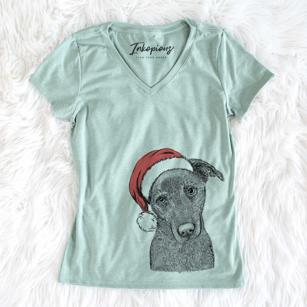 Santa Sadie the Whipador - Women&#39;s V-neck Shirt