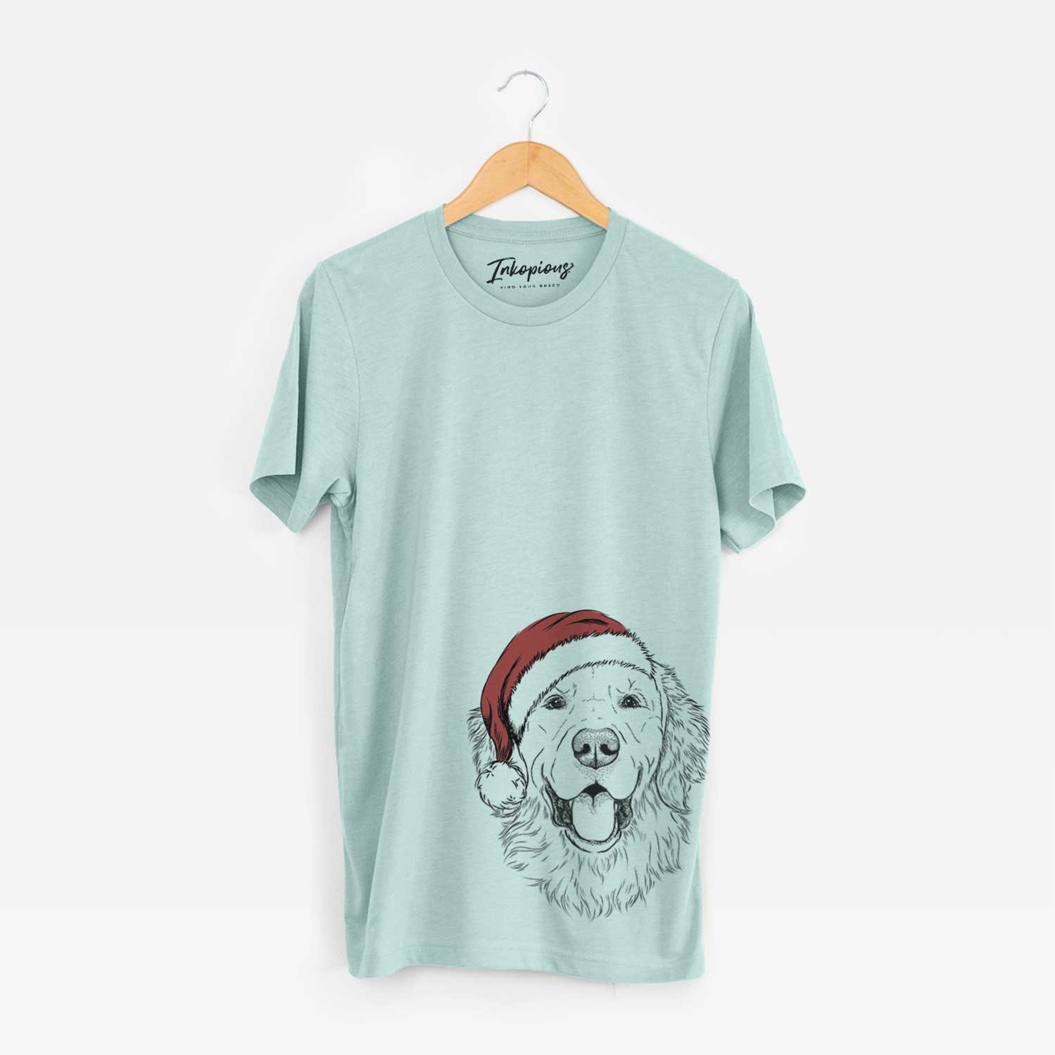 Santa Sam the Golden Retriever - Unisex Crewneck