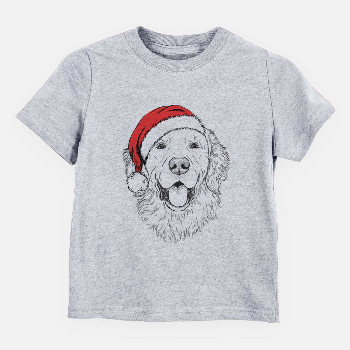 Santa Sam the Golden Retriever - Kids/Youth/Toddler Shirt