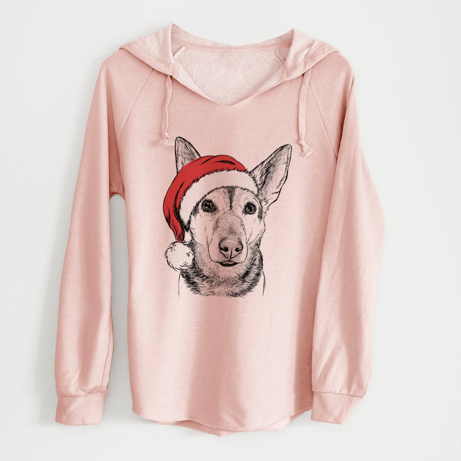 Santa Sammie the Mixed Breed - Cali Wave Hooded Sweatshirt