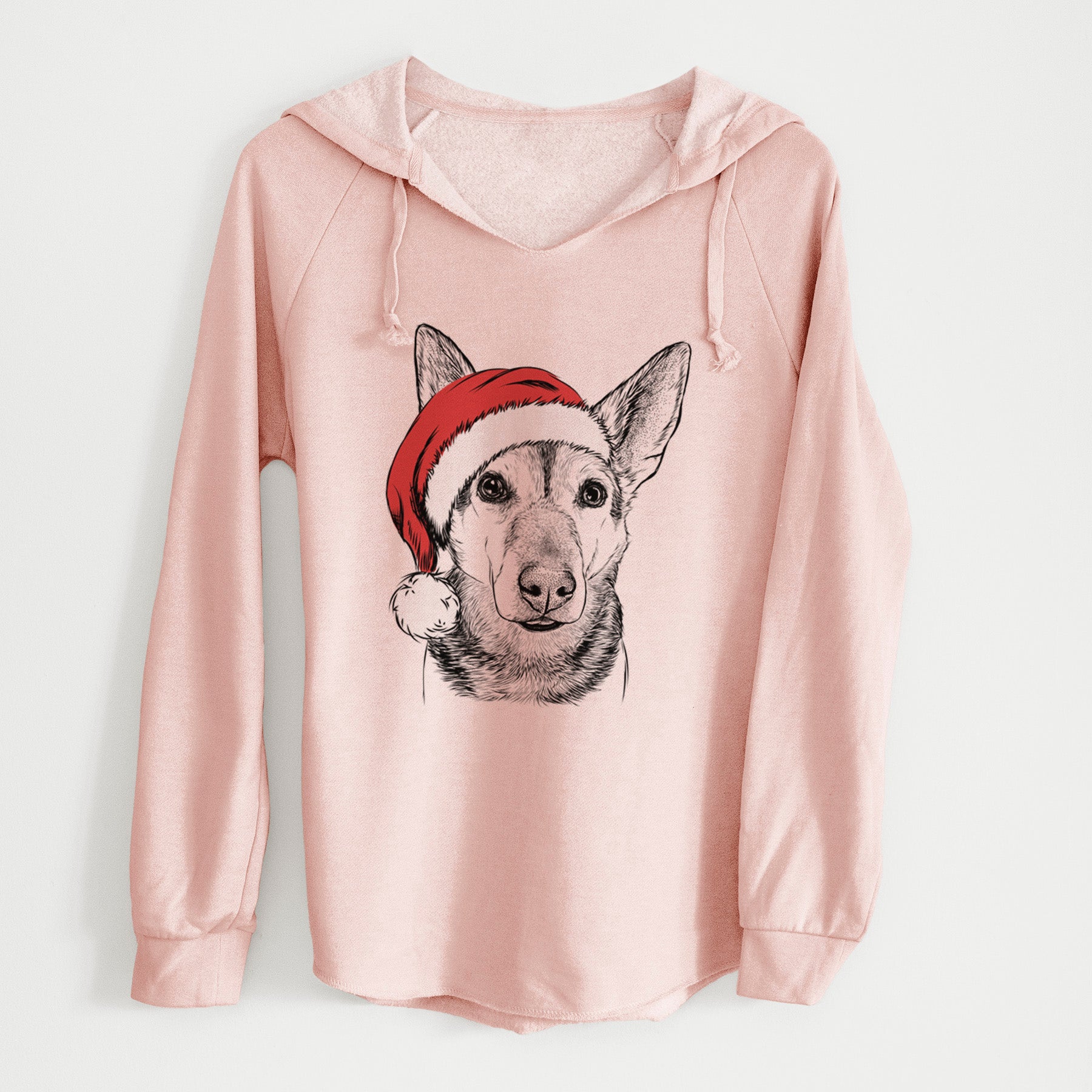 Santa Sammie the Mixed Breed - Cali Wave Hooded Sweatshirt